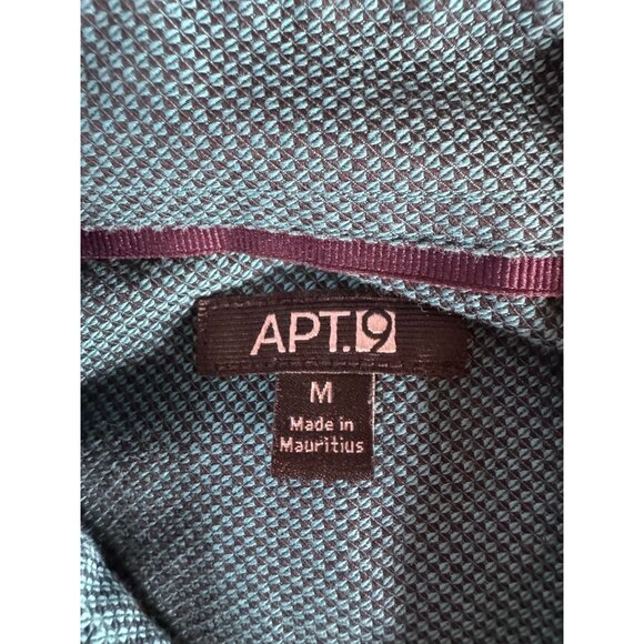 Four Mens Medium Long Sleeve Button-Up Shirt Apt 9 Van Heusen St Johns Bay Croft - Picture 2 of 16